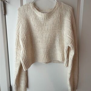 Cotton On Cream Textured Knit Sweater
